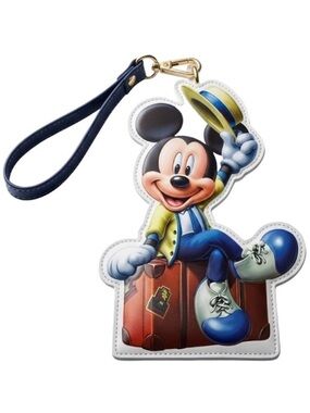 Tokyo Disney Resort Mickey Mouse Vacation Package Pass Holder Lanyard ID Case